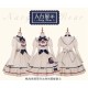 Mademoiselle Pearl Navy Bear Blouses, Skirt and One Piece(Reservation/Full Payment Without Shipping)